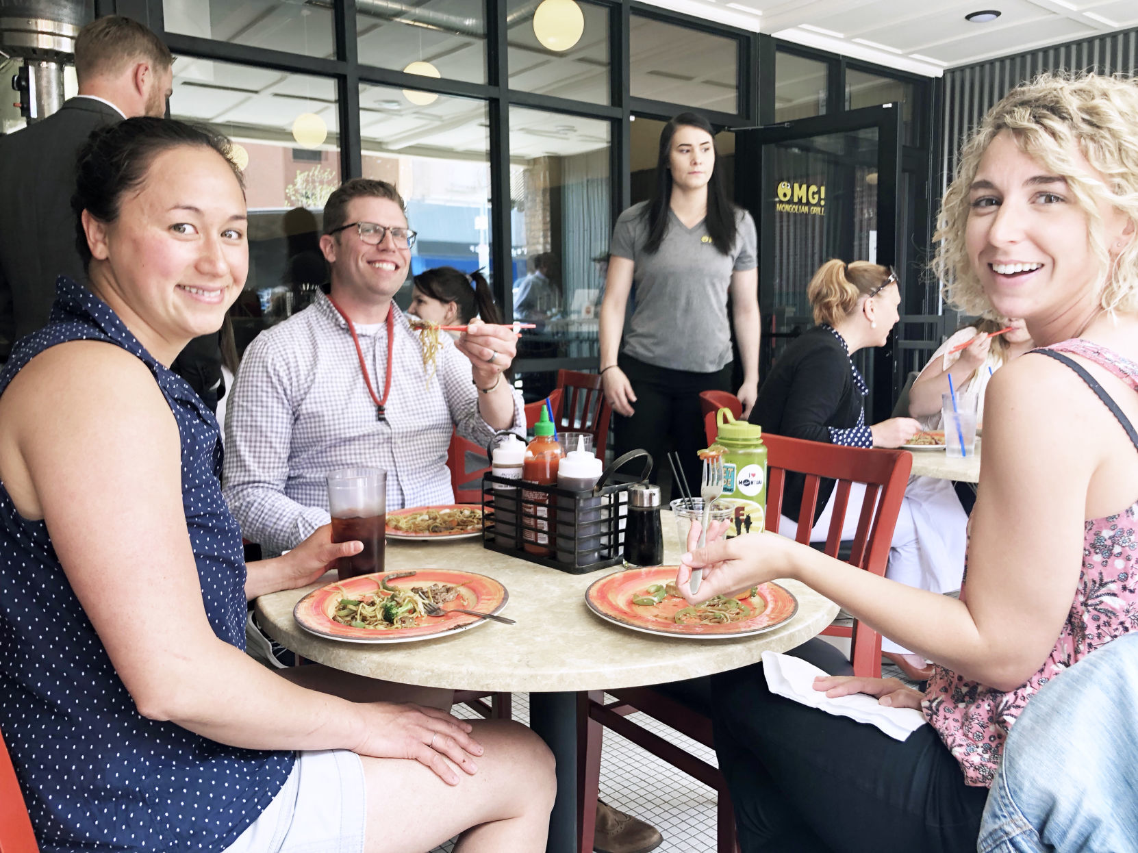 Mongolian grill serves guests Uptown